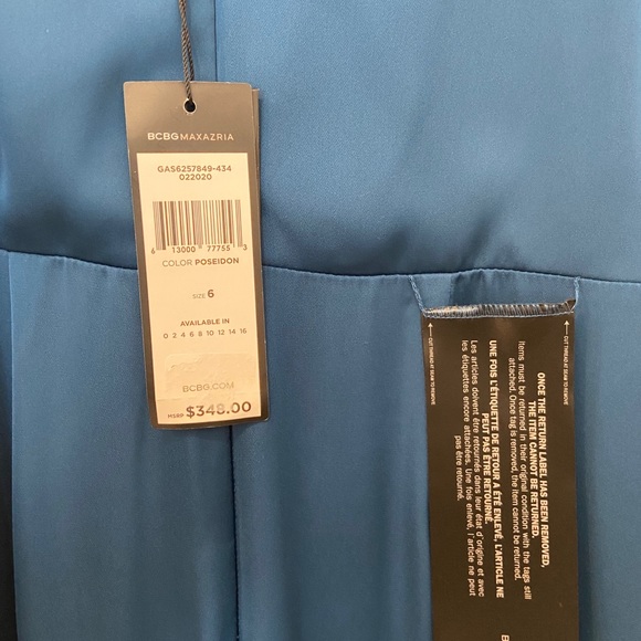 BCBG Formal Gown, size 6 NWT - Picture 2 of 4